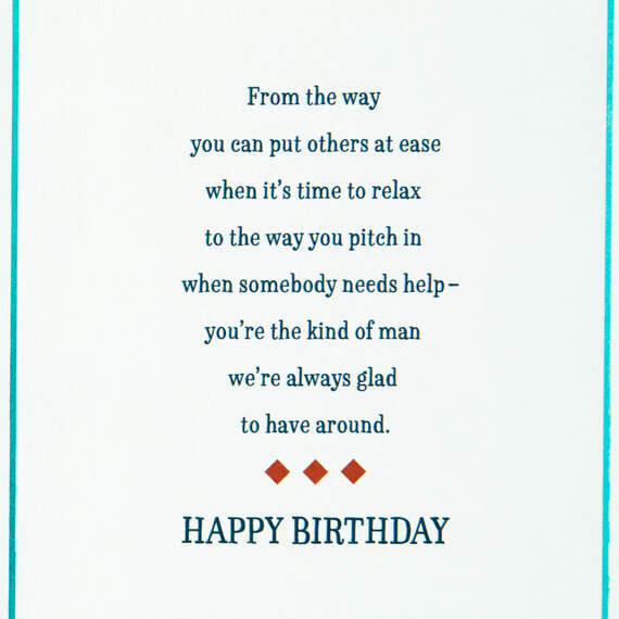 Glad to Have You Around Birthday Card for Brother, , large image number 2