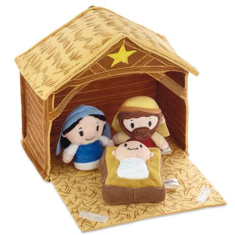 little bitts™ Nativity and Manger Set, 4 Pieces, , large