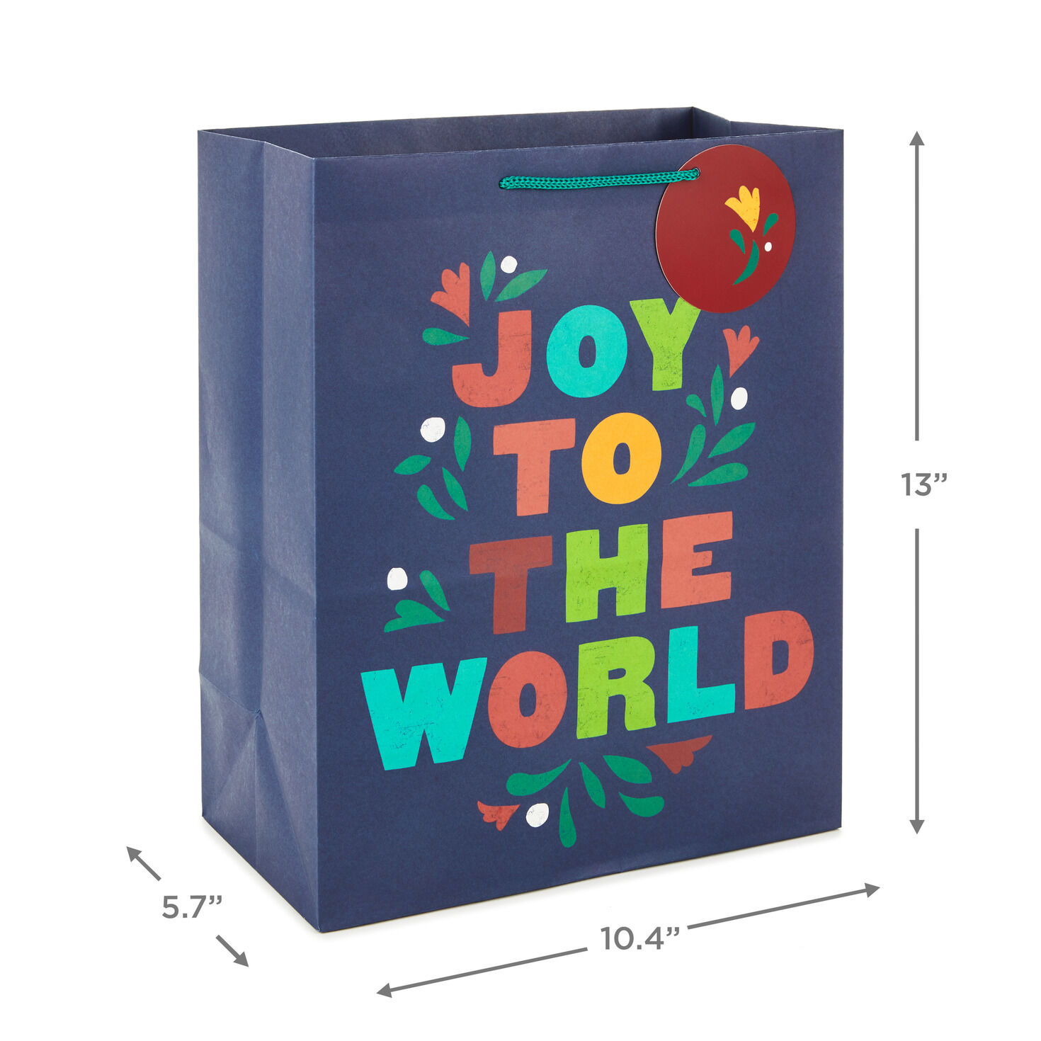 13" Dove and Joy Lettering 4-Pack Large Christmas Gift Bags for only USD 9.99 | Hallmark