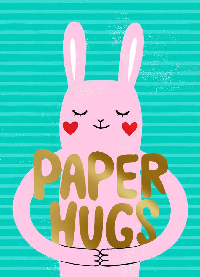 Paper Hugs Valentine's Day Card