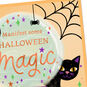Crystal Ball and Black Cat Halloween Card Card Front Detail image number 4