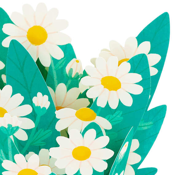 Daisy Bouquet 3D Pop-Up Mother's Day Card for Mom, , large image number 4