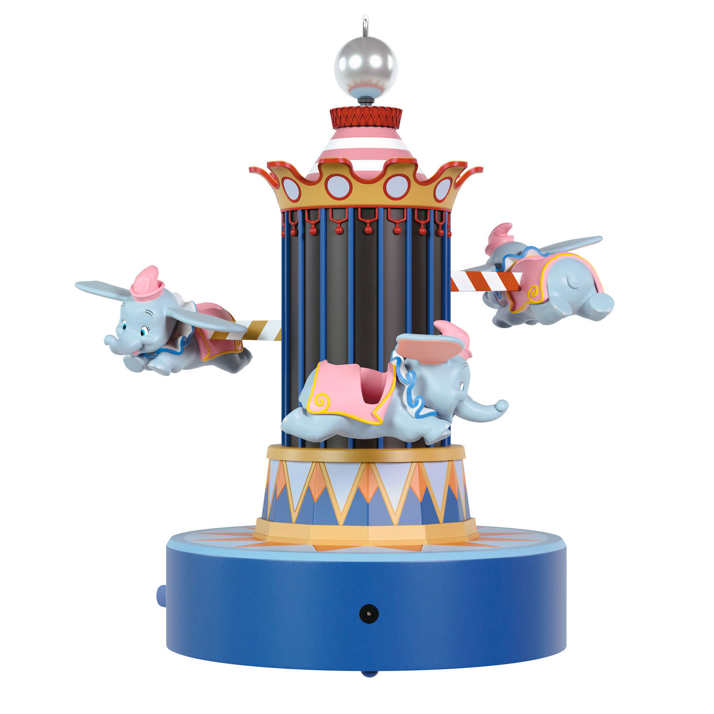 Disney Parks Dumbo Ride Keepsake Ornament Back image number 6