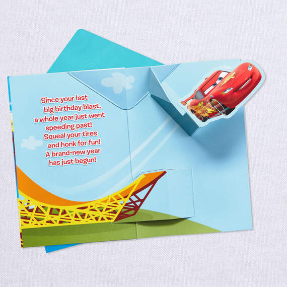 Disney/Pixar Cars Lightning McQueen and Mater Pop-Up Birthday Card, , large image number 3