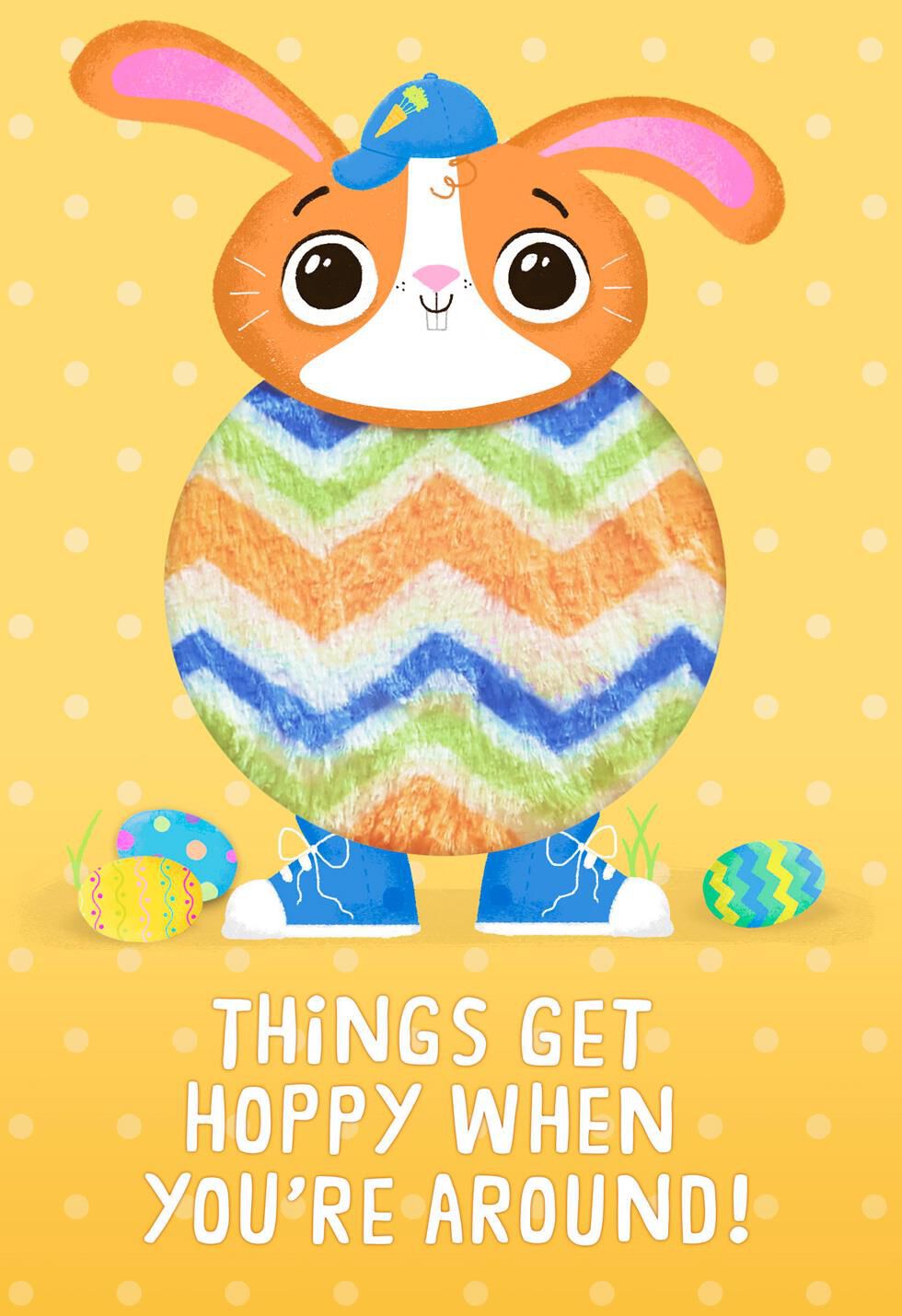 Hoppy Day Easter Card