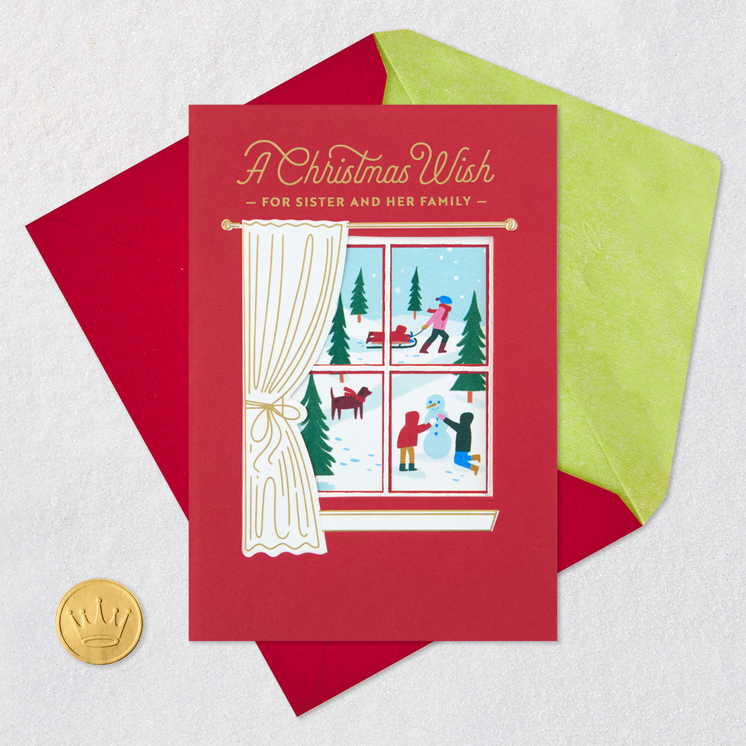 Love and Happy Wishes Christmas Card for Sister and Family for only USD 5.59 | Hallmark