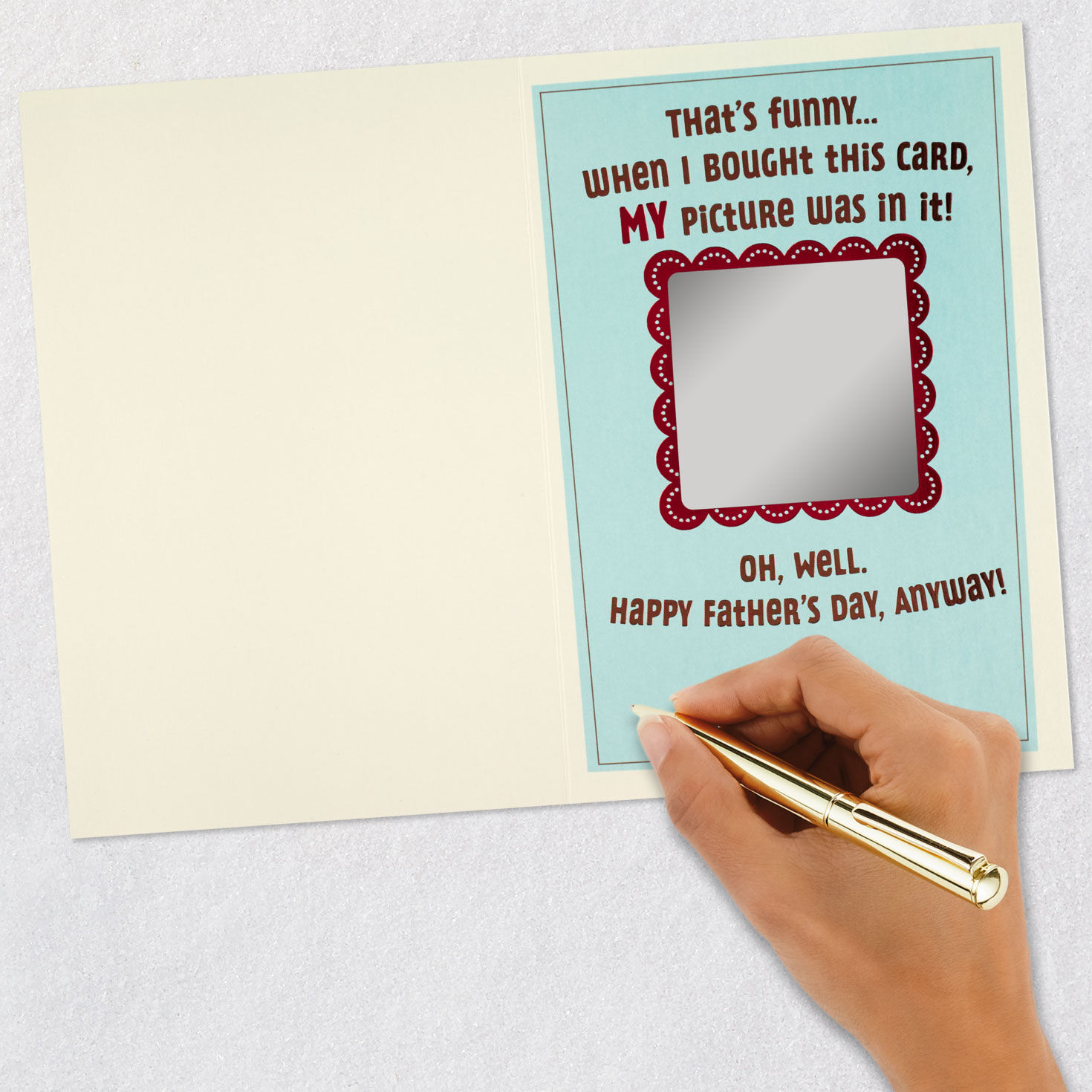 Best-Looking, Smartest Family Member Funny Father's Day Card for Dad Signing card image number 6