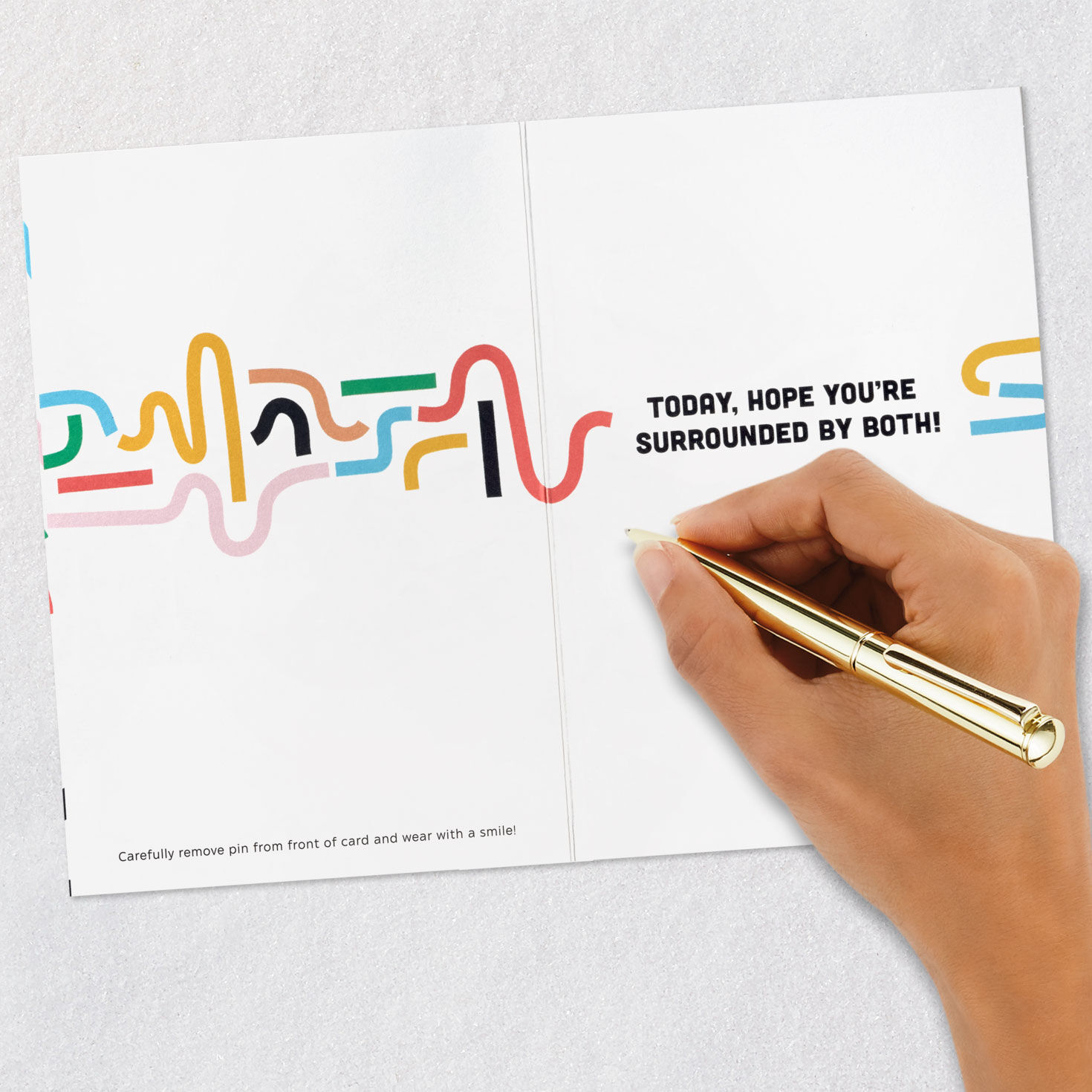 Happy Dance Charlie Brown and Snoopy Birthday Card Signing card image number 7