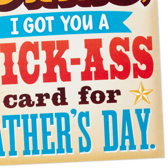 A Kick-Ass Dad Funny Pop-Up Father's Day Card, , large image number 4