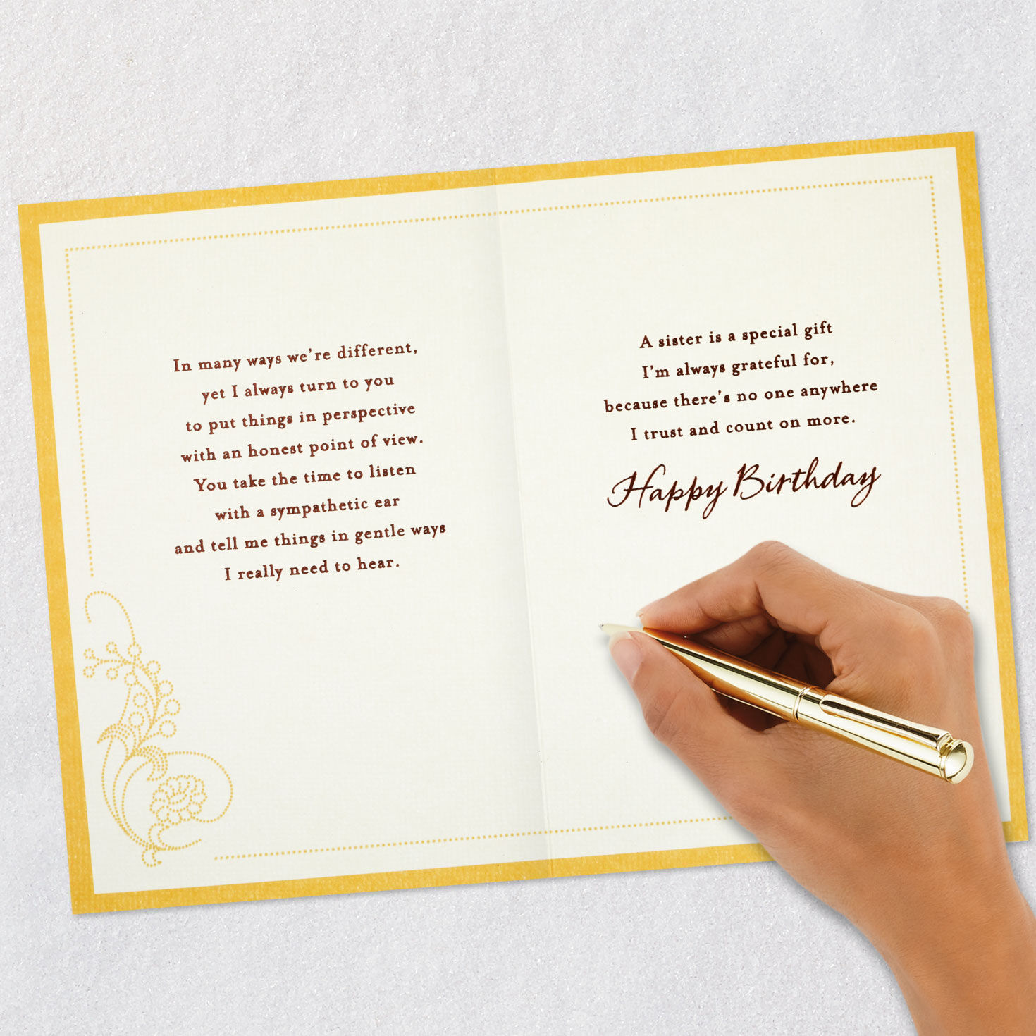 I Always Turn to You Birthday Card for Sister for only USD 5.99 | Hallmark