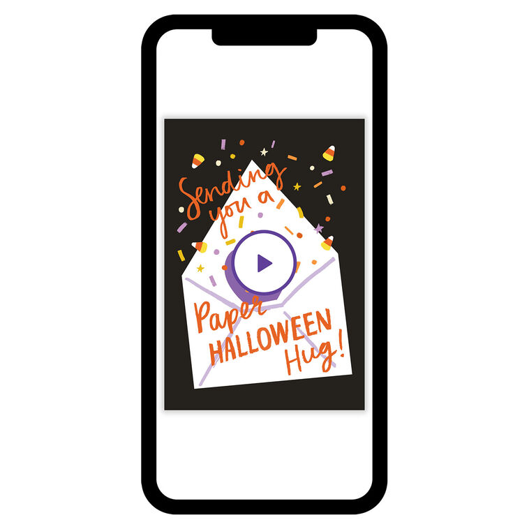 Paper Hug Halloween eCard
