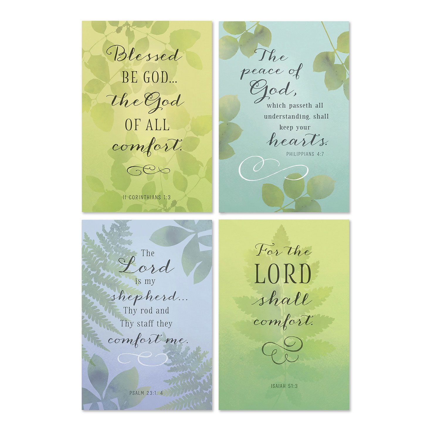 Thoughts and Prayers Assorted Religious Sympathy Cards, Box of 12