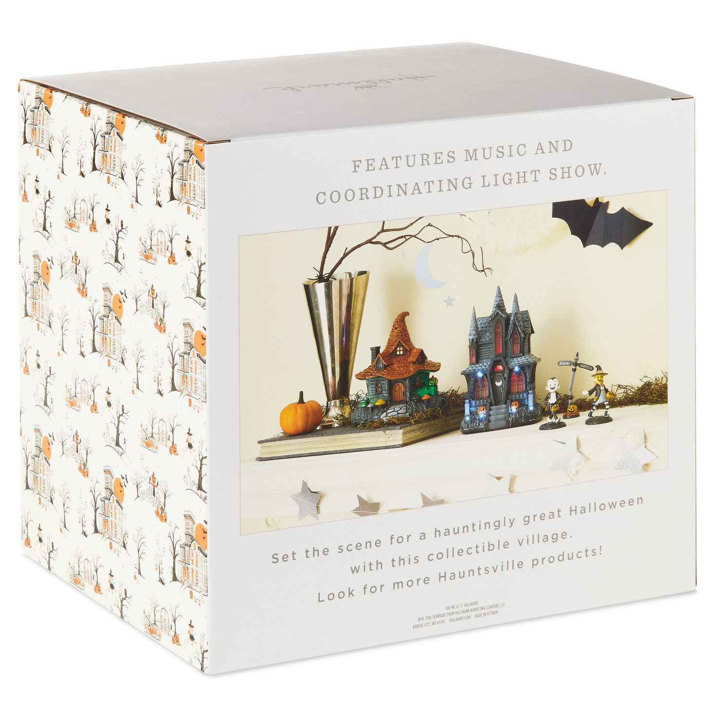 Halloween Village Witch House Tabletop Decoration  image number 6