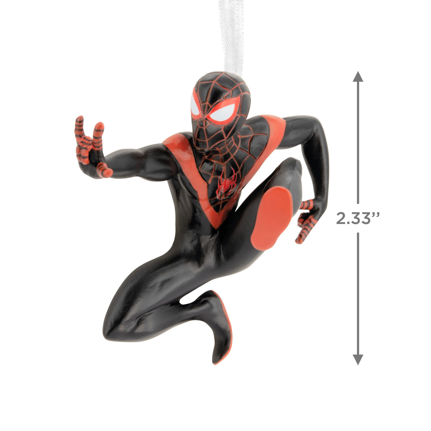 Marvel Miles Morales Christmas Ornament measurement image number 3