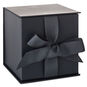 Solid Gray Small Square Gift Box front image number 1