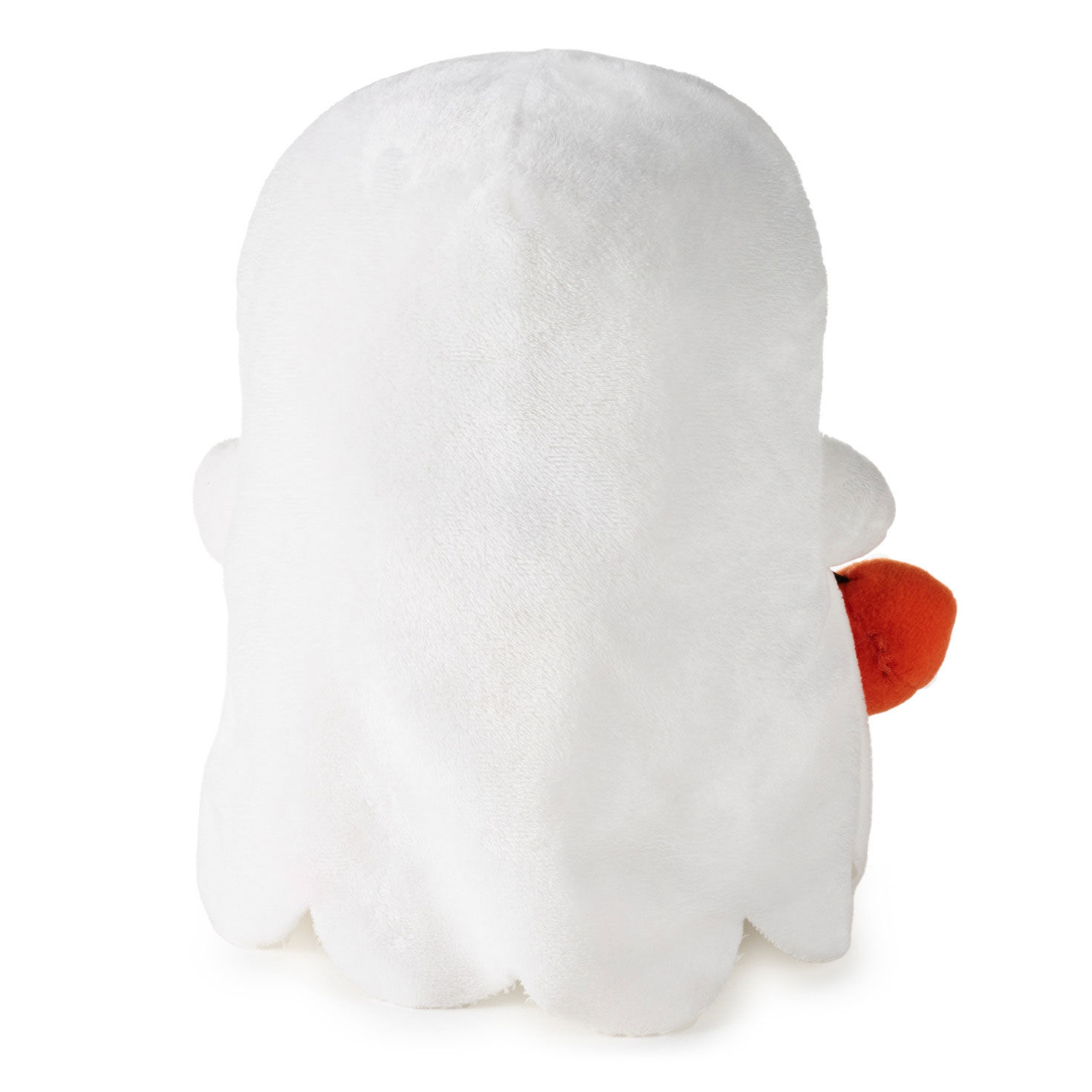 White Ghost Holding Pumpkin Plush Back image number 2