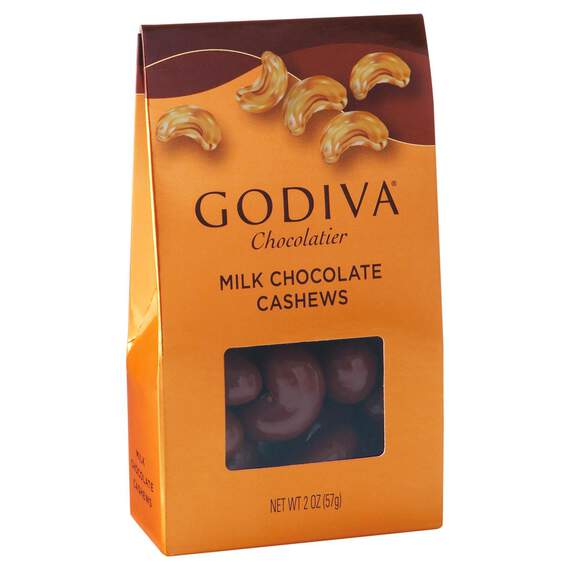 Godiva Milk Chocolate Covered Cashews, , large image number 1