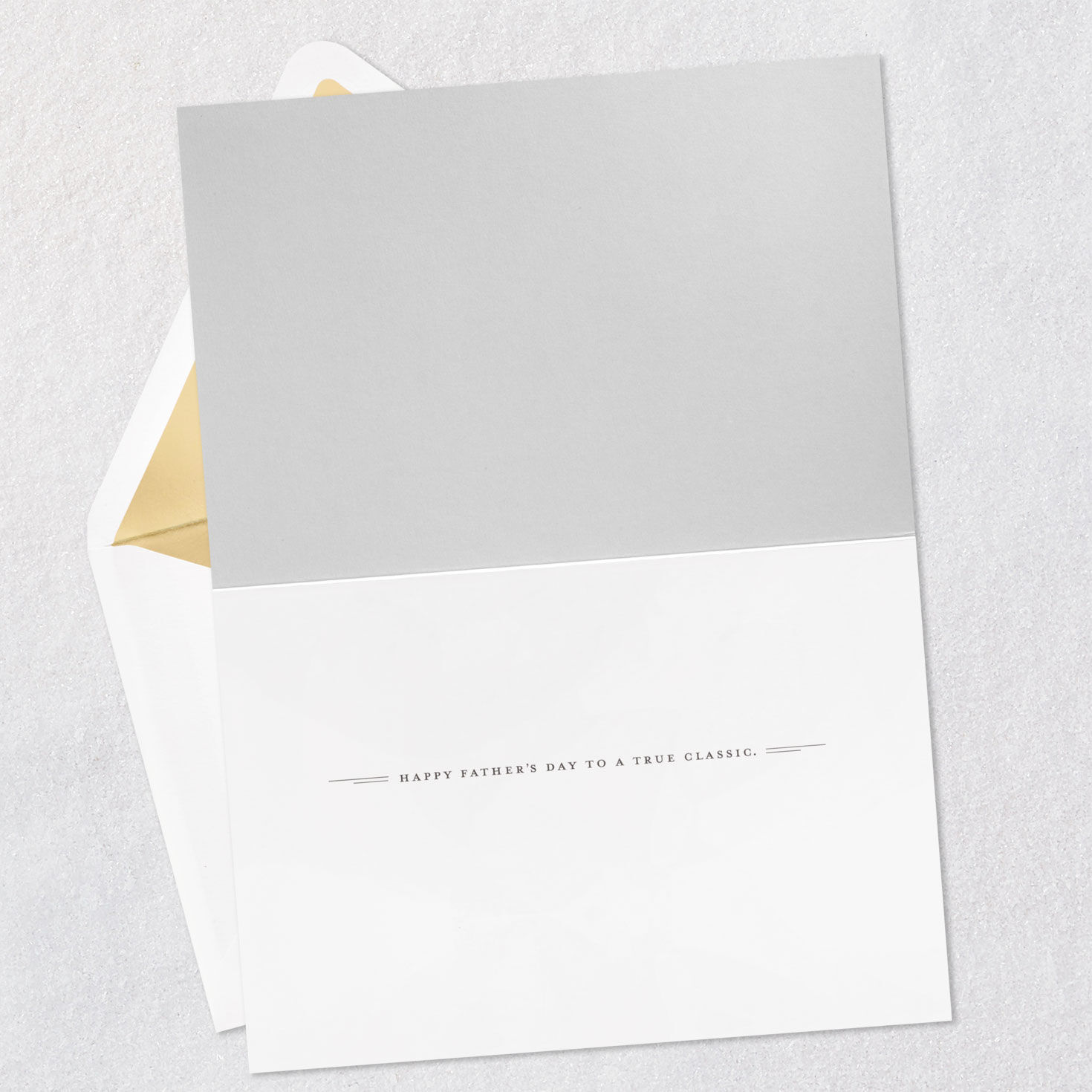 True Classic Vintage Red Car Father's Day Card Open Card with Envelope image number 3