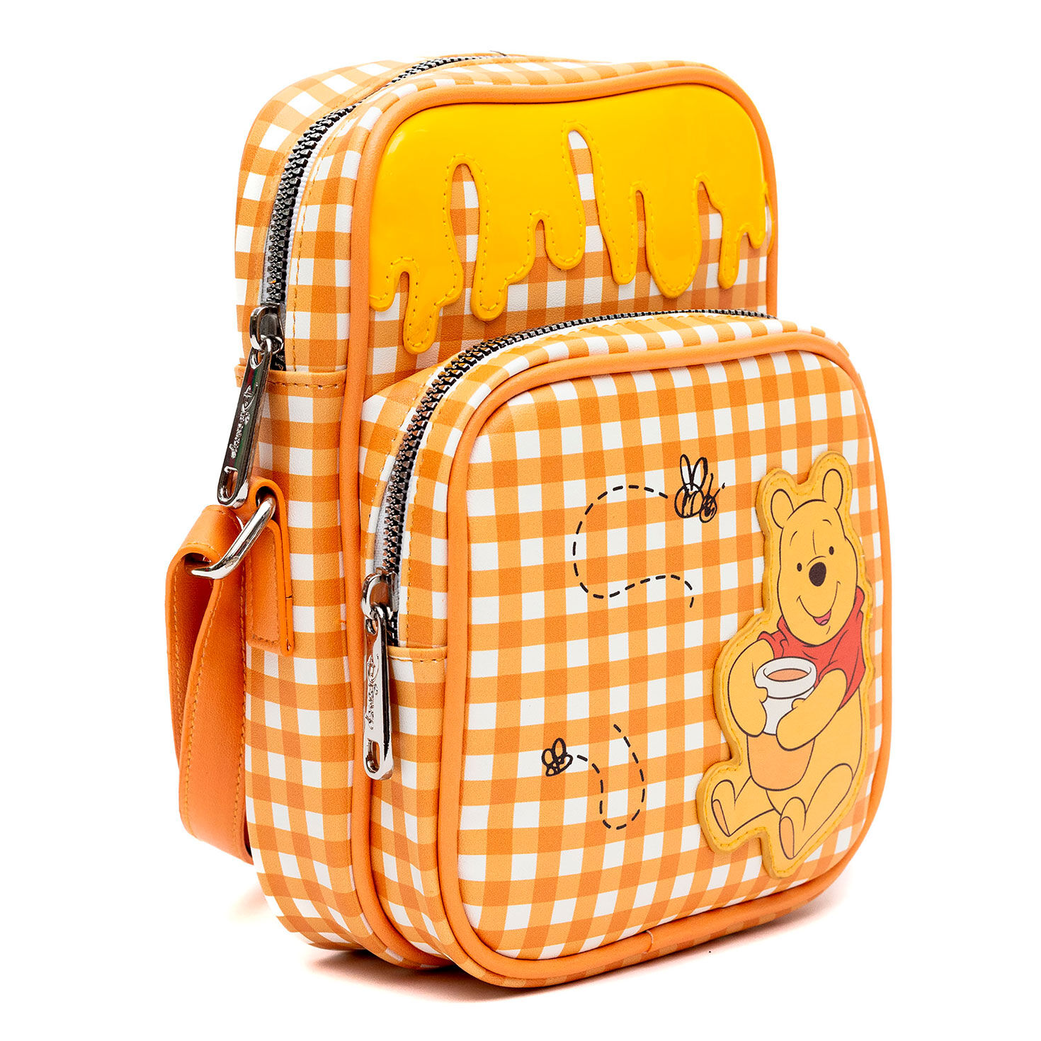 Winnie the Pooh Yellow Gingham Crossbody Bag  image number 2