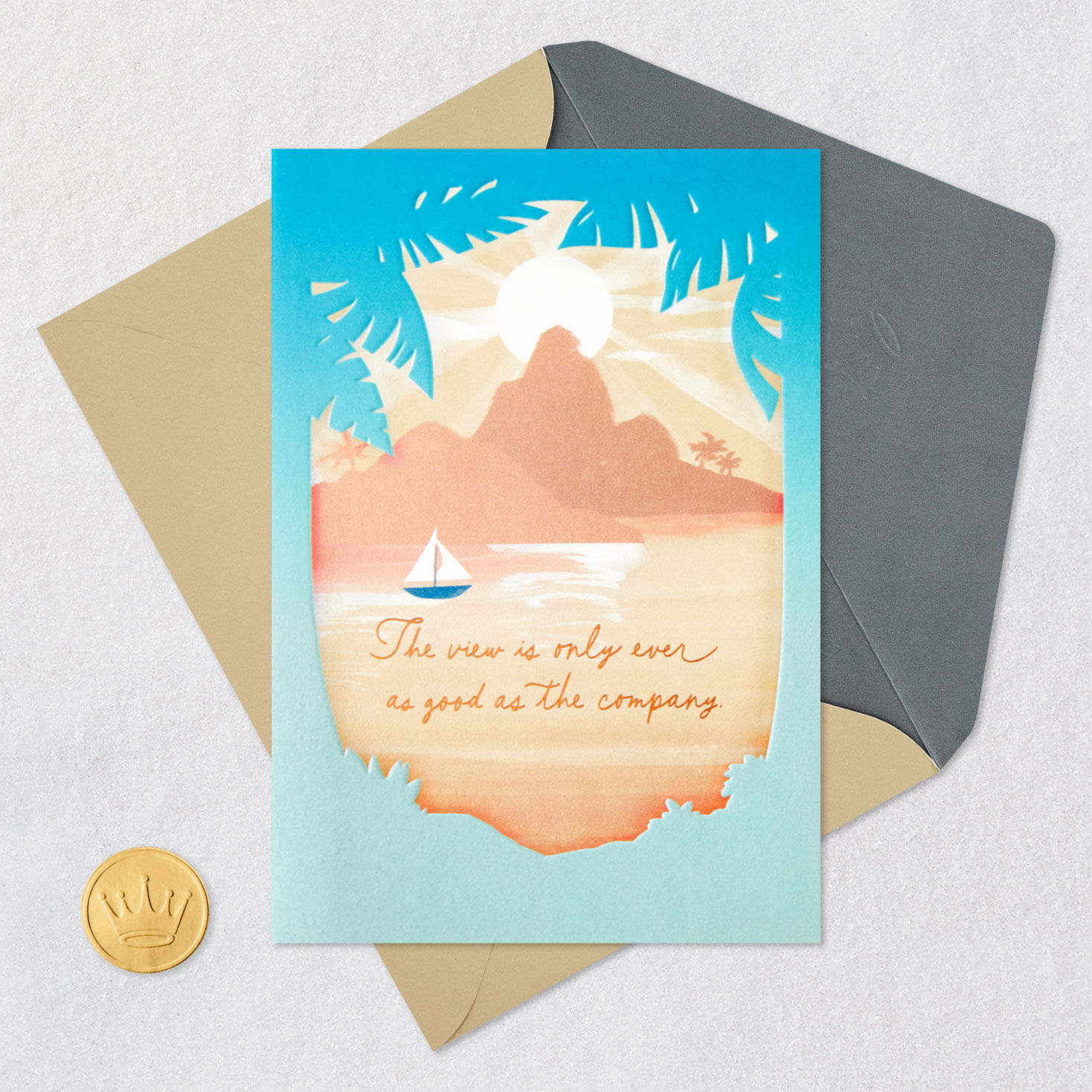 Wishing You the Good Life Side by Side Anniversary Card, , large image number 5