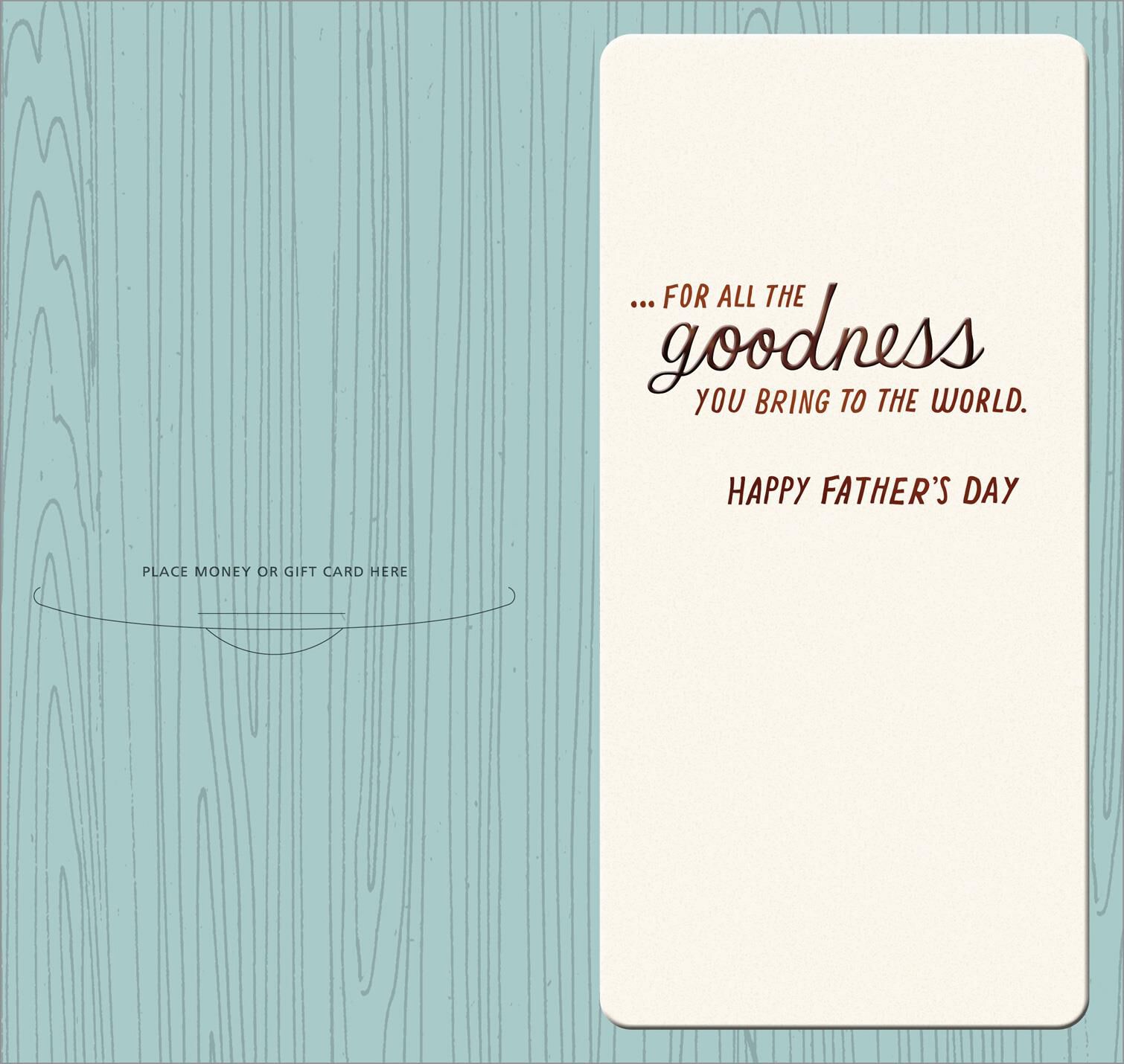 Branches Money Holder Father's Day Card