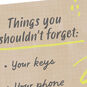 Don't Forget Checklist Love Card Card Front Detail image number 4