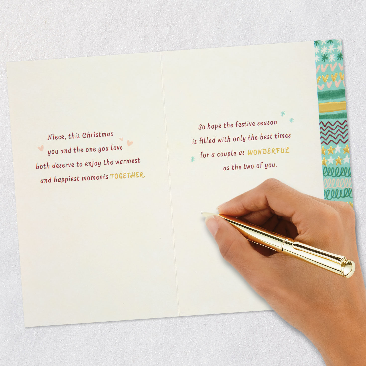 You're a Wonderful Couple Christmas Card for Niece and Her Significant Other for only USD 4.59 | Hallmark