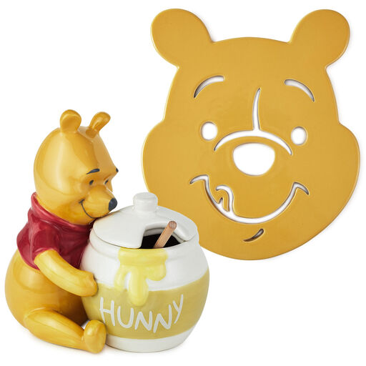 Disney Winnie The Pooh Hunny Pot Sculpted Ceramic Mini Mugs | Set of 2