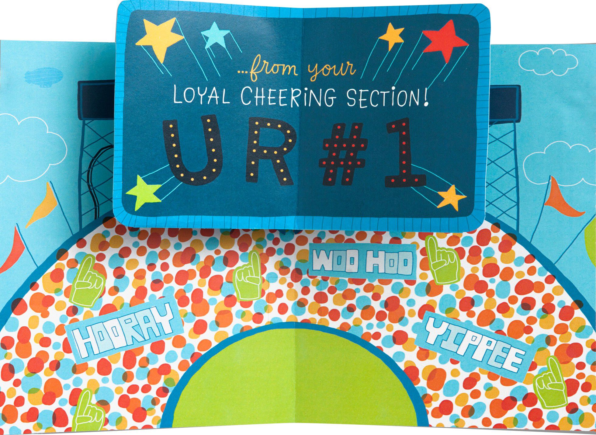 All-Star Pop-Up Musical Birthday Card