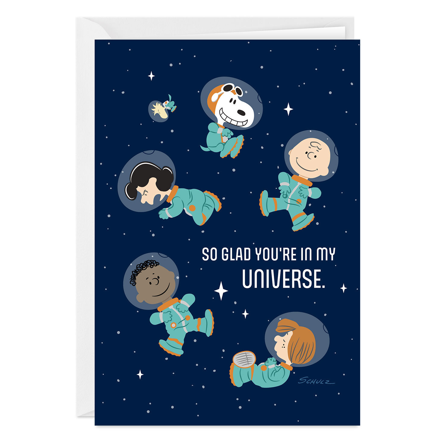 The Peanuts® Gang Astronauts Custom Card