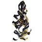 Black/Gold Curly Ribbon Gift Bow, 4.6", Black/Gold, large image number 1