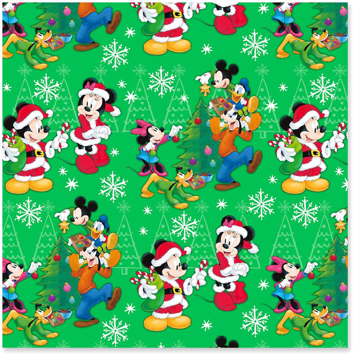 Mickey Mouse Christmas Wrapping Paper 