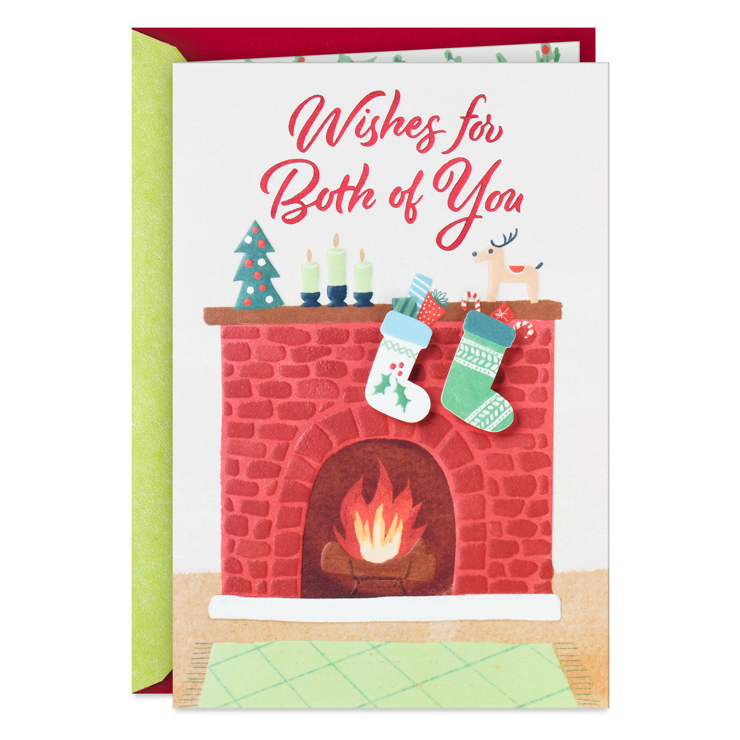 Wishing You Every Blessing Christmas Card for Both