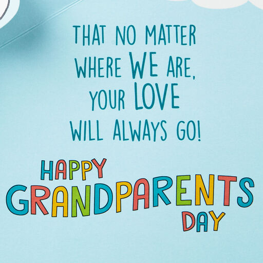 Peanuts® Snoopy in Hot Air Balloon Pop-Up Grandparents Day Card, 