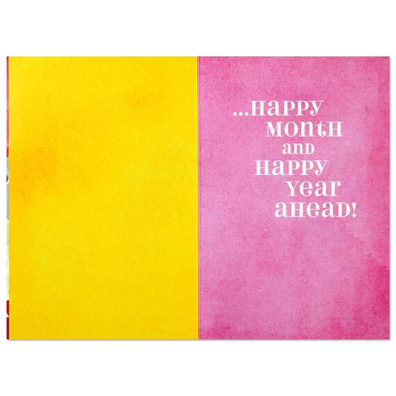 Happy Day Happy Month Birthday Card, , large image number 2