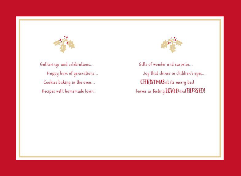 christmas cards with recipes
