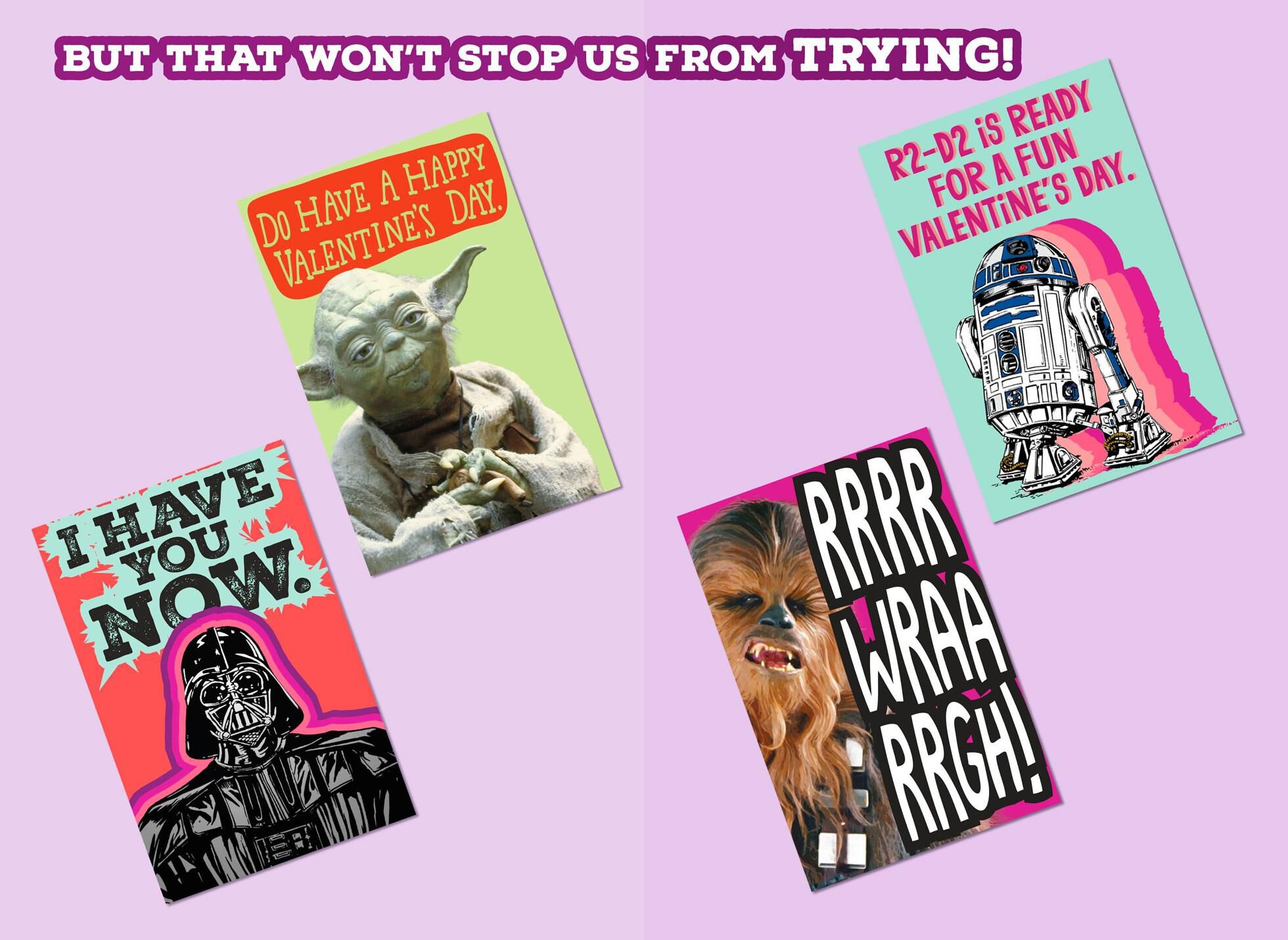 Han Solo™ and Chewbacca™ Valentine's Day Card for Anyone