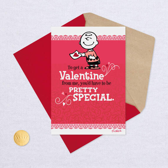 Peanuts® Charlie Brown You're Pretty Special Valentine's Day Card, , large image number 5