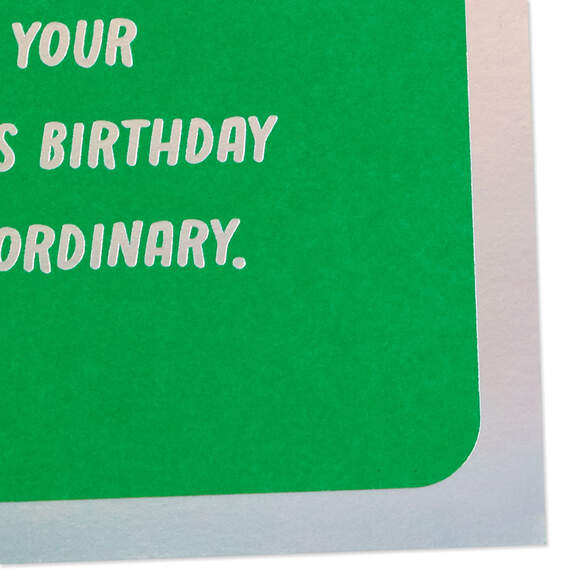 Extraordinary Day Christmas Birthday Card, , large image number 4