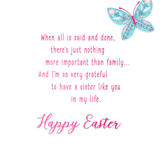You Mean So Much Easter Card for Sister, , large image number 2