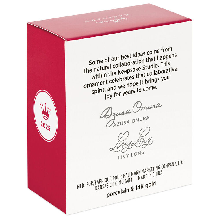 Mini Little Angel Porcelain Ornament, 1.25", , large image number 8