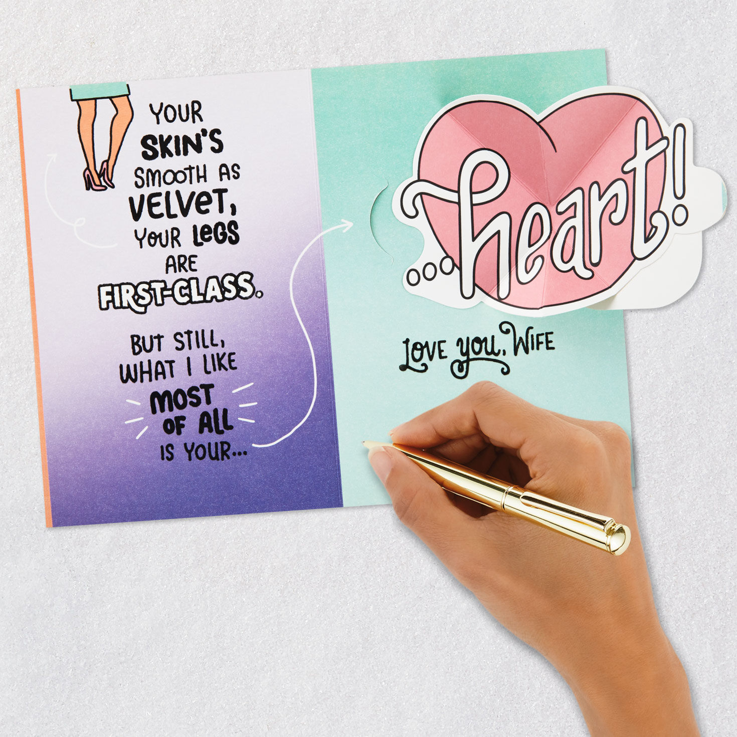 Love You Poem Funny Birthday Card for Wife, , large image number 9