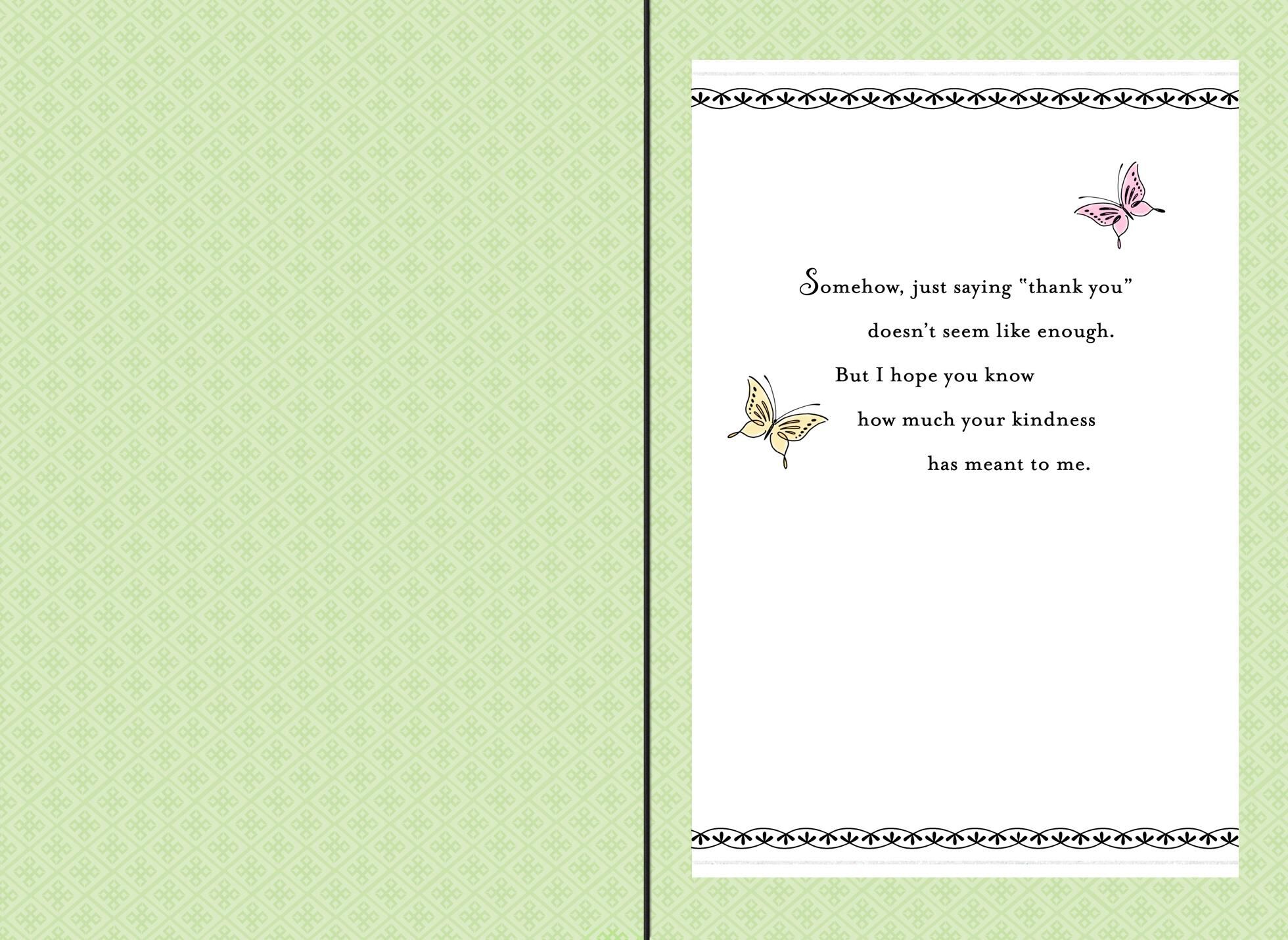 Coneflower and Butterfly Thank You Card for a Group