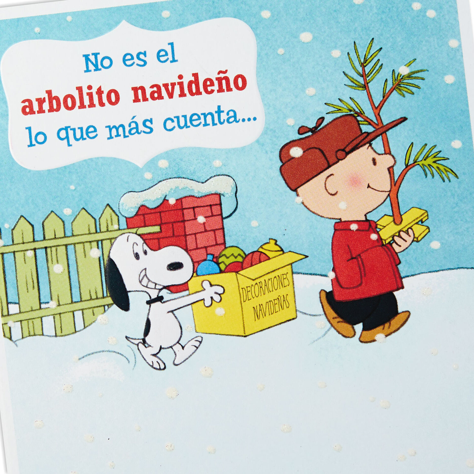 Peanuts® Snoopy Who You Find Around the Tree SpanishLanguage Christmas
