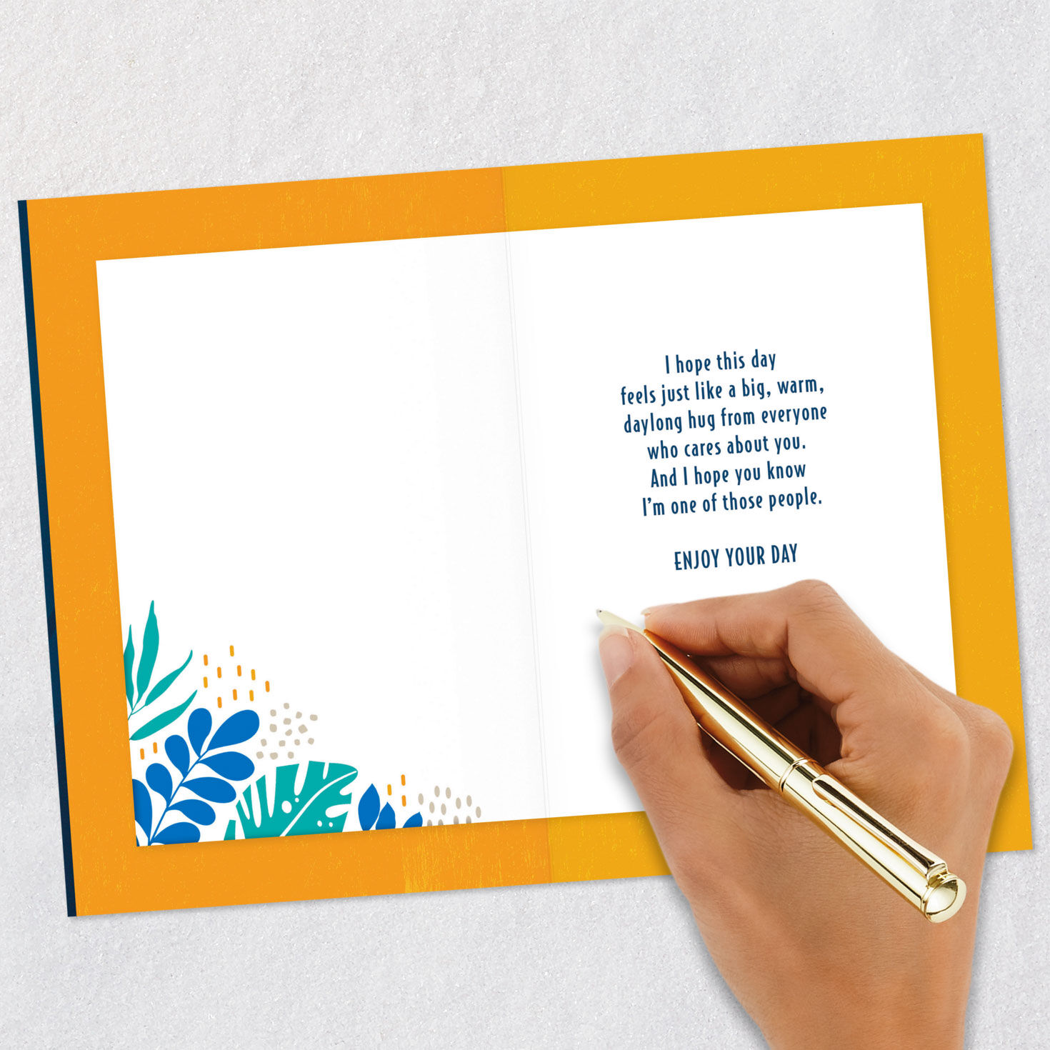 Botanical Leaves Father's Day Card for Father-in-Law  image number 6