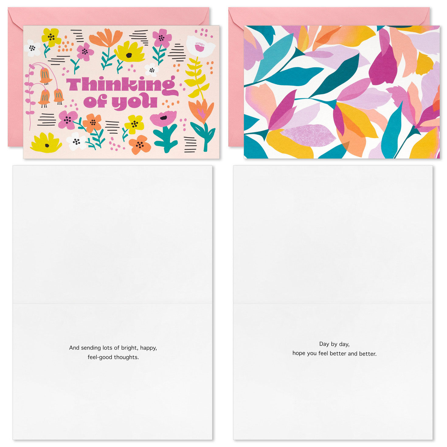 Flowers and Balloons Assorted Encouragement Cards, Pack of 16, , large image number 3