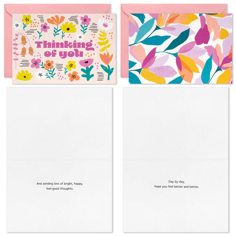 Flowers and Balloons Assorted Encouragement Cards, Pack of 16, , large image number 3