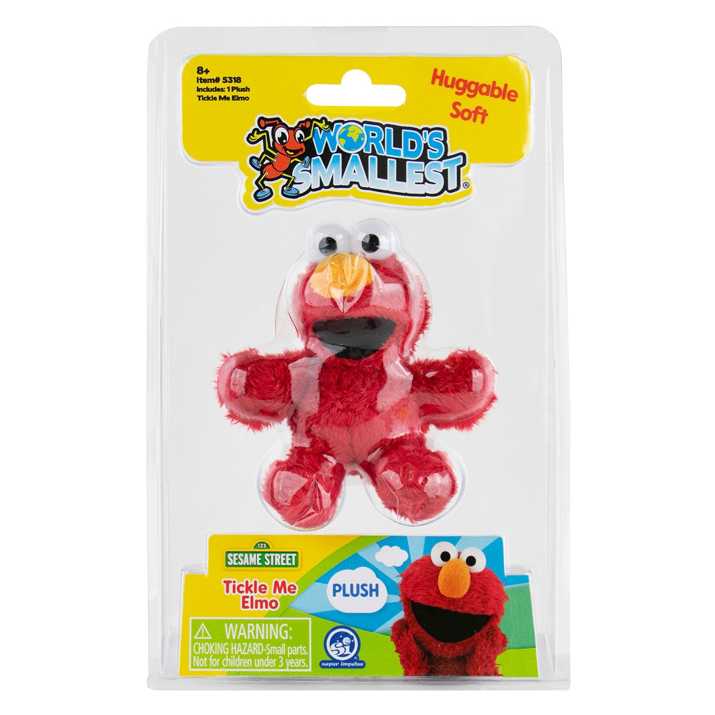 Sesame Street Tickle Me Elmo Mini Plush With Sound  image number 3