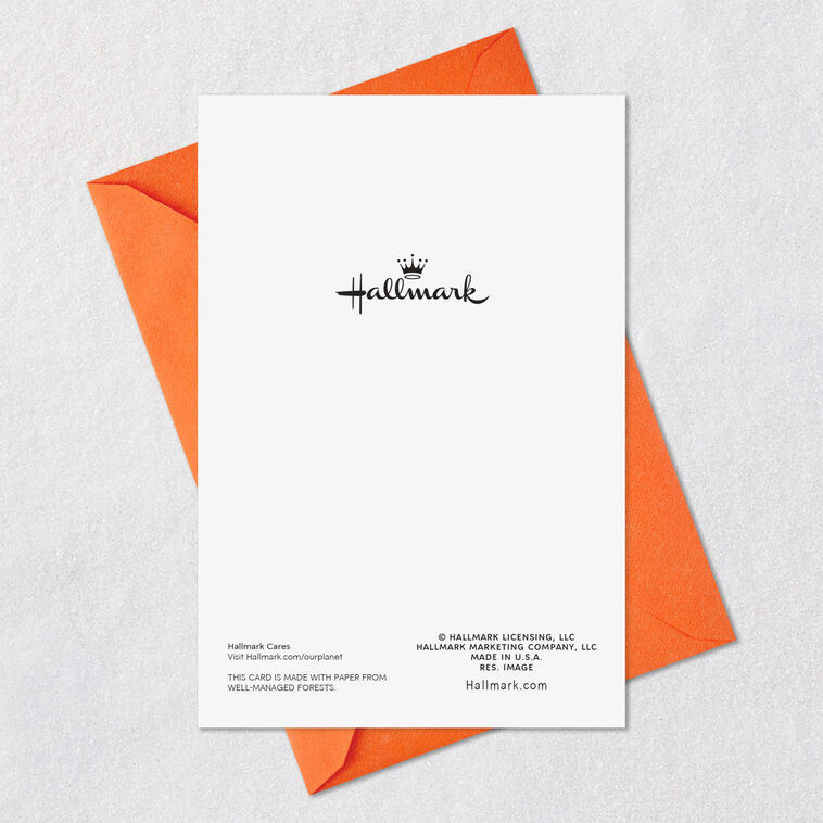 Autumn Pumpkins and Leaves Thinking of You Cards, Pack of 6, , large image number 6