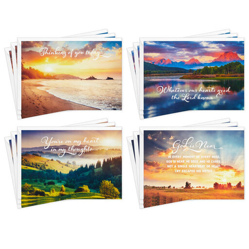 Beautiful Views Boxed Religious Encouragement Cards Assortment, Pack of 12, 